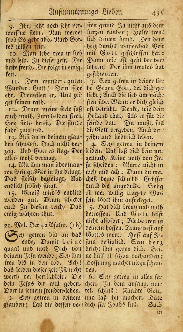 Ein Unpartheyisches Gesang-Buch: enthaltend geistreiche Lieder und Psalmen, zum allgemeinen Gebrauch des wahren Gottesdienstes auf begehren der Brüderschaft der Menoniten Gemeinen...(2nd verb. aufl.) page 503