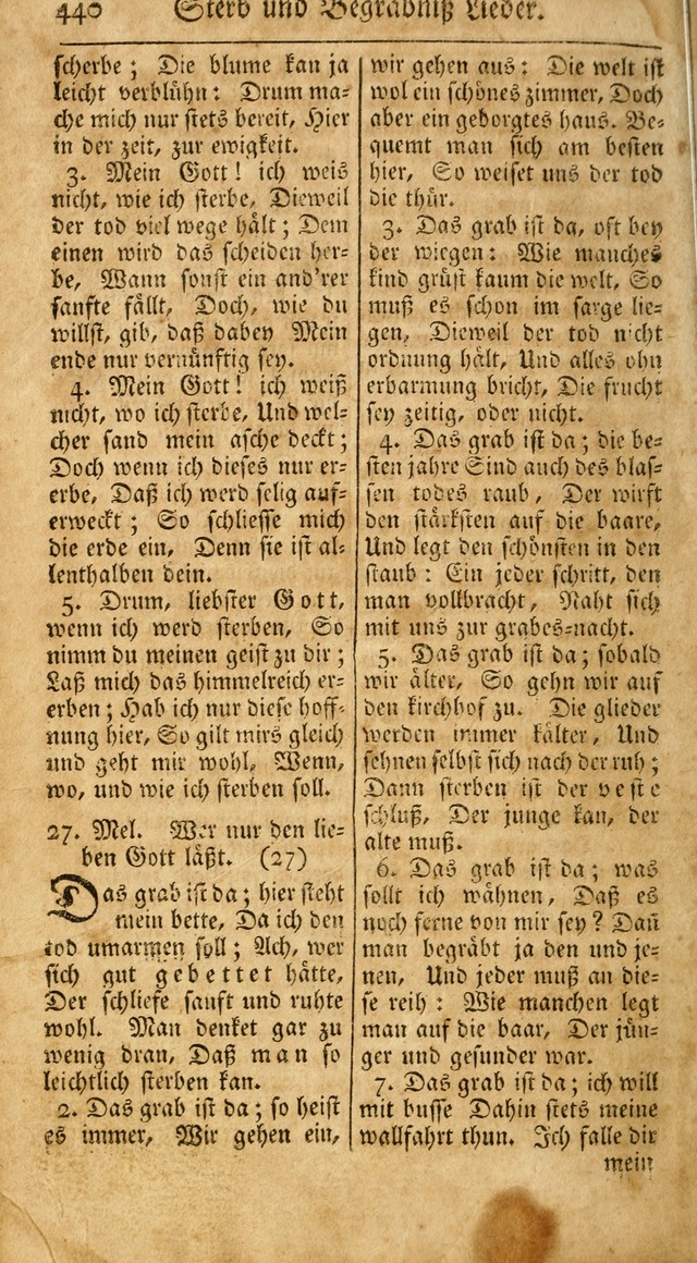 Ein Unpartheyisches Gesang-Buch: enthaltend geistreiche Lieder und Psalmen, zum allgemeinen Gebrauch des wahren Gottesdienstes auf begehren der Brüderschaft der Menoniten Gemeinen...(2nd verb. aufl.) page 508