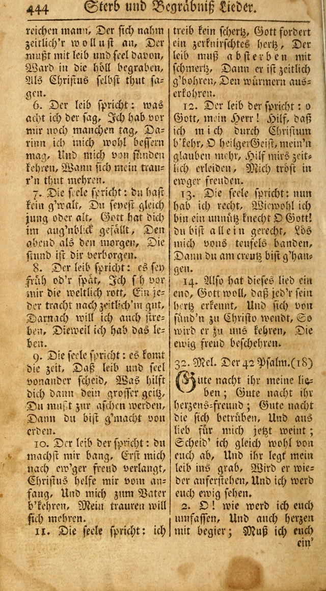 Ein Unpartheyisches Gesang-Buch: enthaltend geistreiche Lieder und Psalmen, zum allgemeinen Gebrauch des wahren Gottesdienstes auf begehren der Brüderschaft der Menoniten Gemeinen...(2nd verb. aufl.) page 512