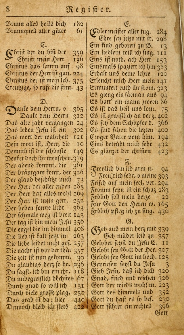 Ein Unpartheyisches Gesang-Buch: enthaltend geistreiche Lieder und Psalmen, zum allgemeinen Gebrauch des wahren Gottesdienstes auf begehren der Brüderschaft der Menoniten Gemeinen...(2nd verb. aufl.) page 524