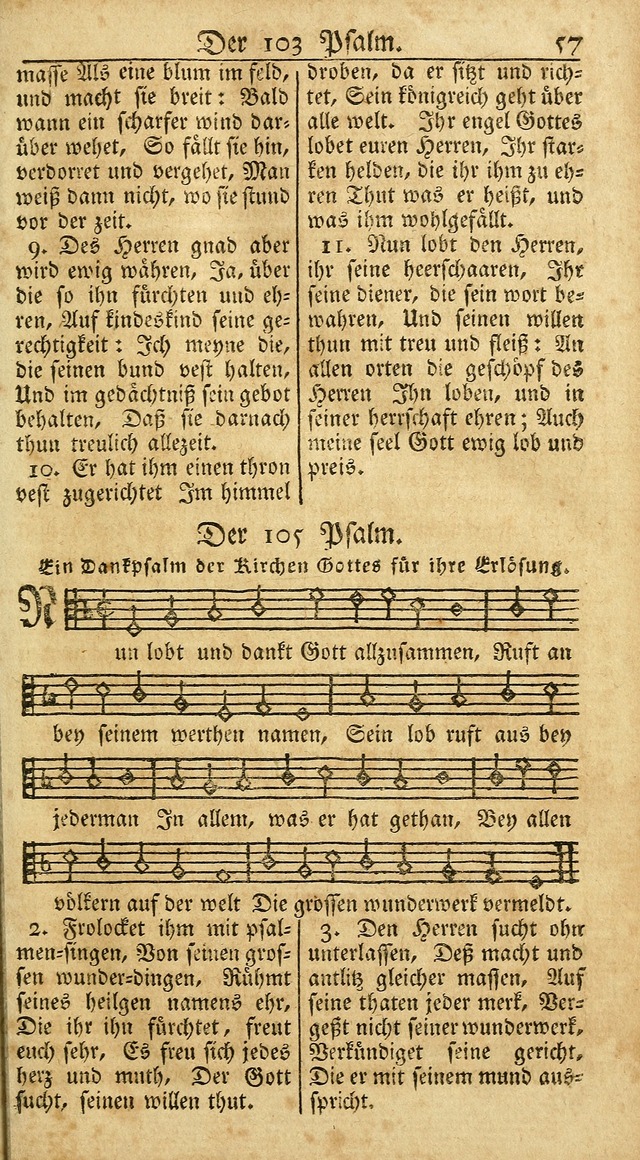 Ein Unpartheyisches Gesang-Buch: enthaltend geistreiche Lieder und Psalmen, zum allgemeinen Gebrauch des wahren Gottesdienstes auf begehren der Brüderschaft der Menoniten Gemeinen...(2nd verb. aufl.) page 55