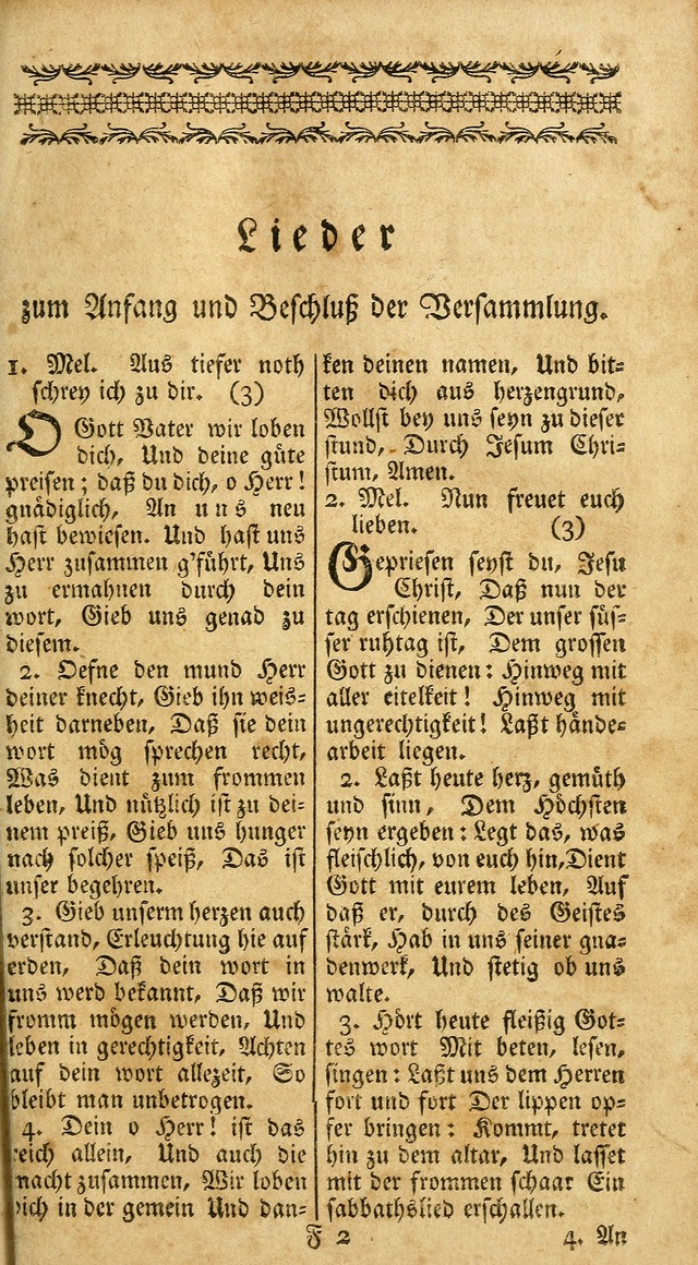 Ein Unpartheyisches Gesang-Buch: enthaltend geistreiche Lieder und Psalmen, zum allgemeinen Gebrauch des wahren Gottesdienstes auf begehren der Brüderschaft der Menoniten Gemeinen...(2nd verb. aufl.) page 79