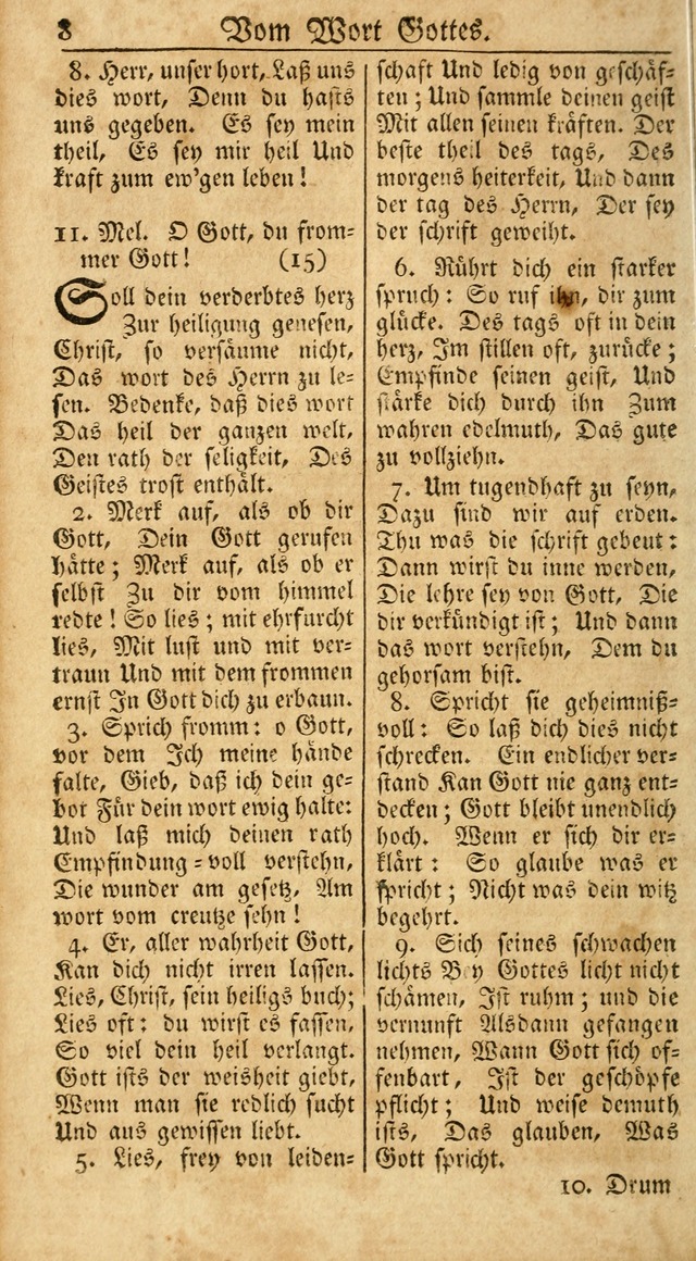 Ein Unpartheyisches Gesang-Buch: enthaltend geistreiche Lieder und Psalmen, zum allgemeinen Gebrauch des wahren Gottesdienstes auf begehren der Brüderschaft der Menoniten Gemeinen...(2nd verb. aufl.) page 84