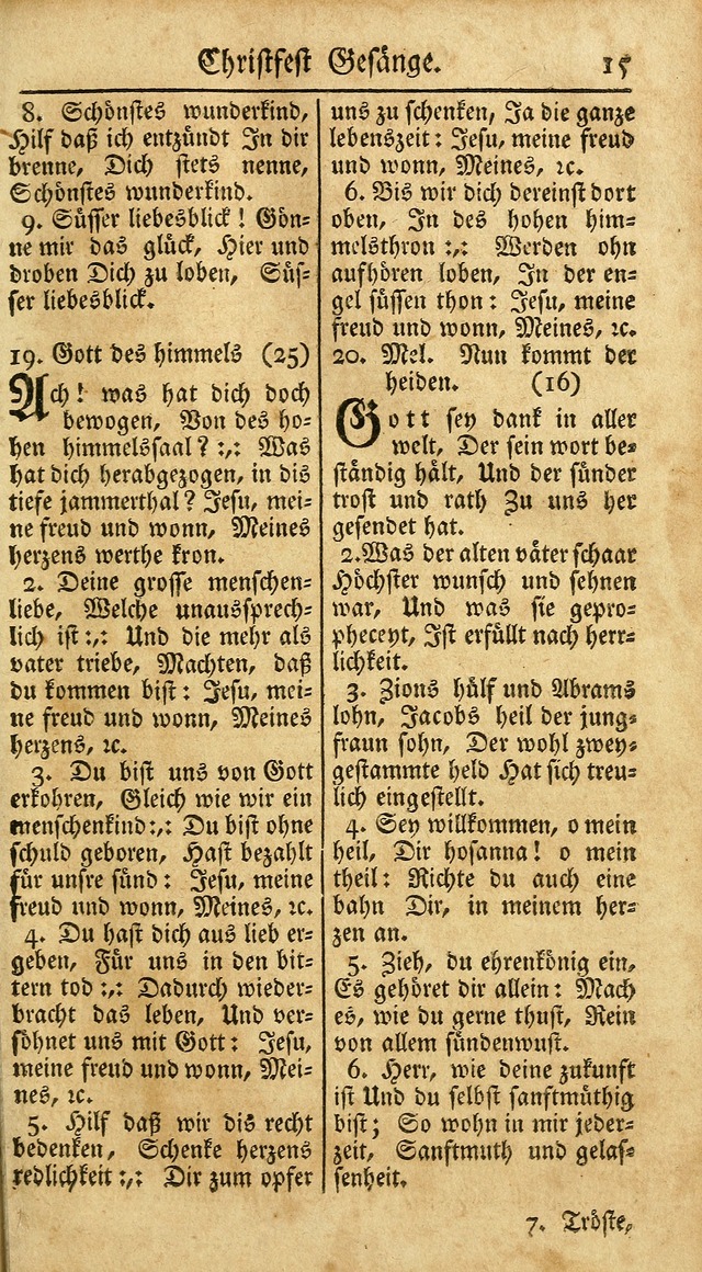 Ein Unpartheyisches Gesang-Buch: enthaltend geistreiche Lieder und Psalmen, zum allgemeinen Gebrauch des wahren Gottesdienstes auf begehren der Brüderschaft der Menoniten Gemeinen...(2nd verb. aufl.) page 91