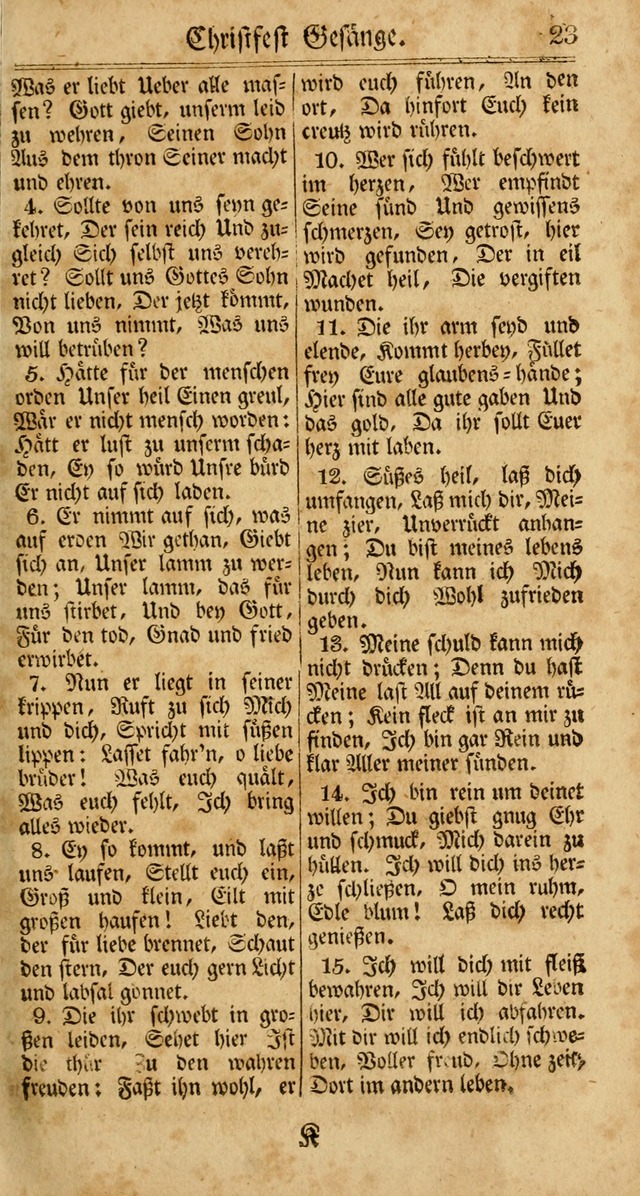 Unpartheyisches Gesang-Buch: enhaltend Geistrieche Lieder und Psalmen, zum allgemeinen Gebrauch des wahren Gottesdienstes (3rd aufl.) page 103