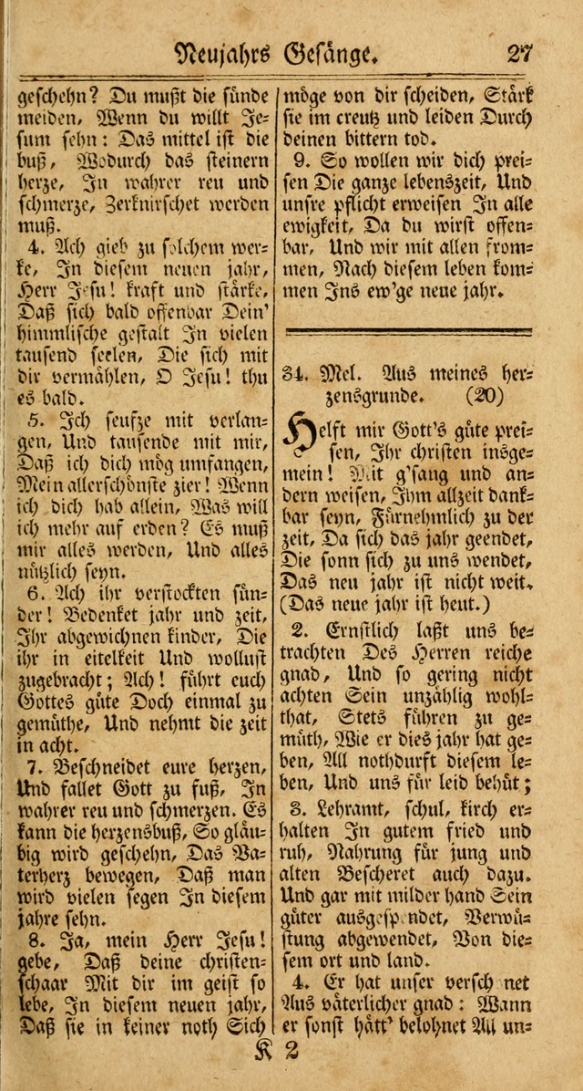 Unpartheyisches Gesang-Buch: enhaltend Geistrieche Lieder und Psalmen, zum allgemeinen Gebrauch des wahren Gottesdienstes (3rd aufl.) page 107