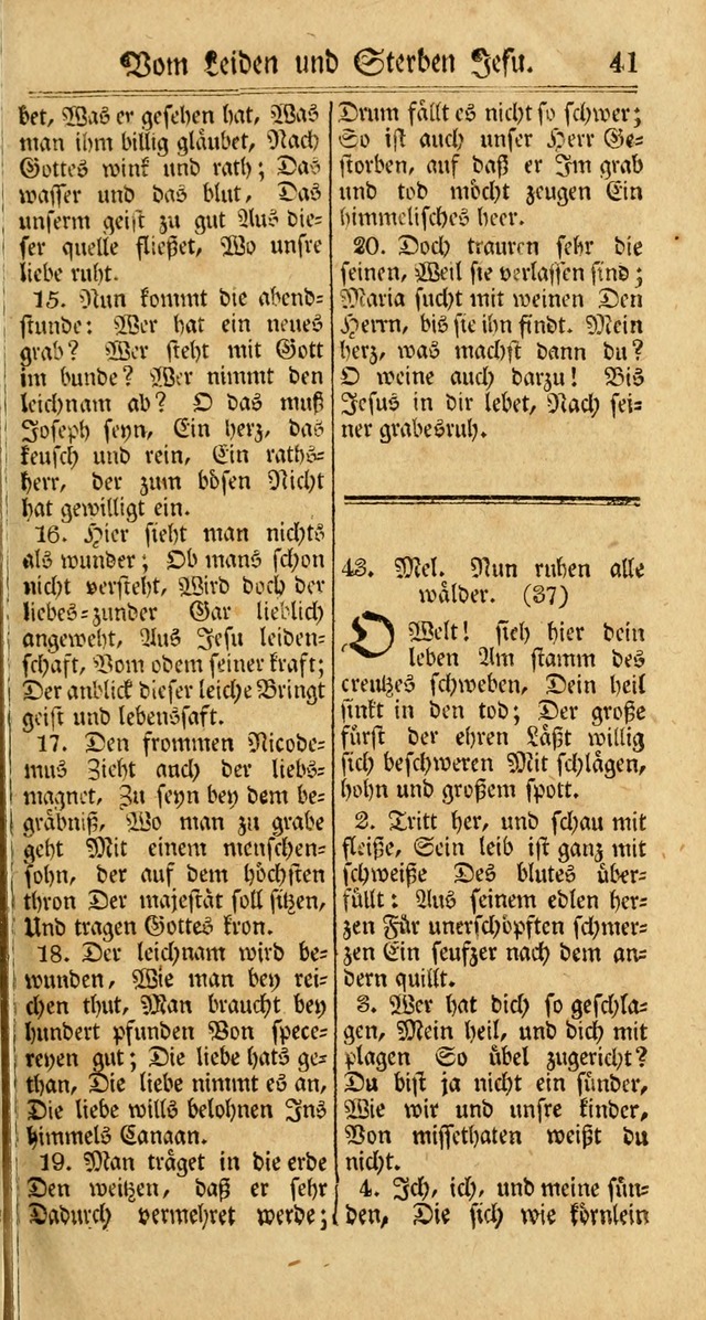 Unpartheyisches Gesang-Buch: enhaltend Geistrieche Lieder und Psalmen, zum allgemeinen Gebrauch des wahren Gottesdienstes (3rd aufl.) page 121