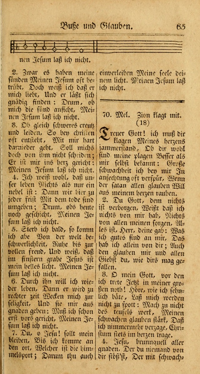 Unpartheyisches Gesang-Buch: enhaltend Geistrieche Lieder und Psalmen, zum allgemeinen Gebrauch des wahren Gottesdienstes (3rd aufl.) page 147