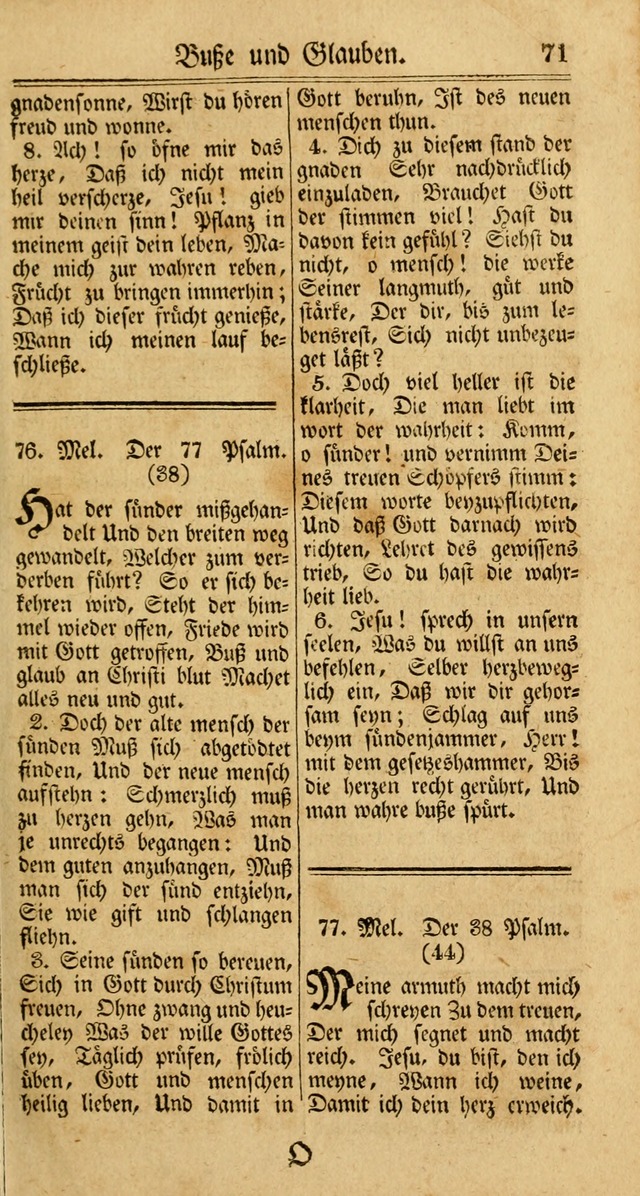 Unpartheyisches Gesang-Buch: enhaltend Geistrieche Lieder und Psalmen, zum allgemeinen Gebrauch des wahren Gottesdienstes (3rd aufl.) page 153