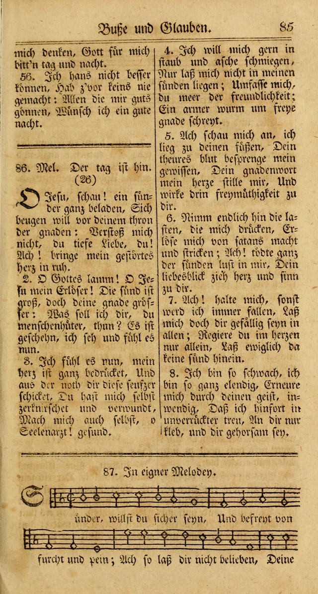 Unpartheyisches Gesang-Buch: enhaltend Geistrieche Lieder und Psalmen, zum allgemeinen Gebrauch des wahren Gottesdienstes (3rd aufl.) page 167