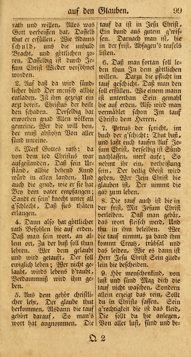 Unpartheyisches Gesang-Buch: enhaltend Geistrieche Lieder und Psalmen, zum allgemeinen Gebrauch des wahren Gottesdienstes (3rd aufl.) page 181