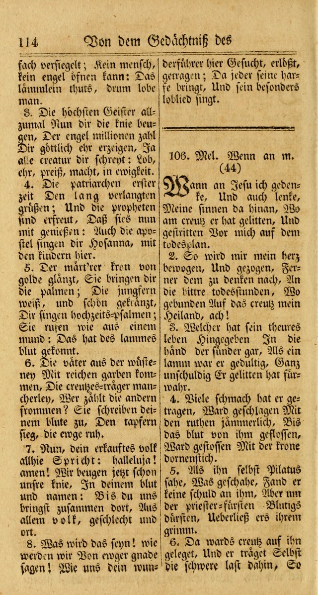 Unpartheyisches Gesang-Buch: enhaltend Geistrieche Lieder und Psalmen, zum allgemeinen Gebrauch des wahren Gottesdienstes (3rd aufl.) page 196