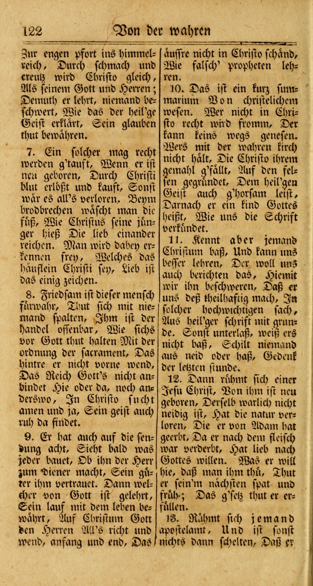 Unpartheyisches Gesang-Buch: enhaltend Geistrieche Lieder und Psalmen, zum allgemeinen Gebrauch des wahren Gottesdienstes (3rd aufl.) page 204