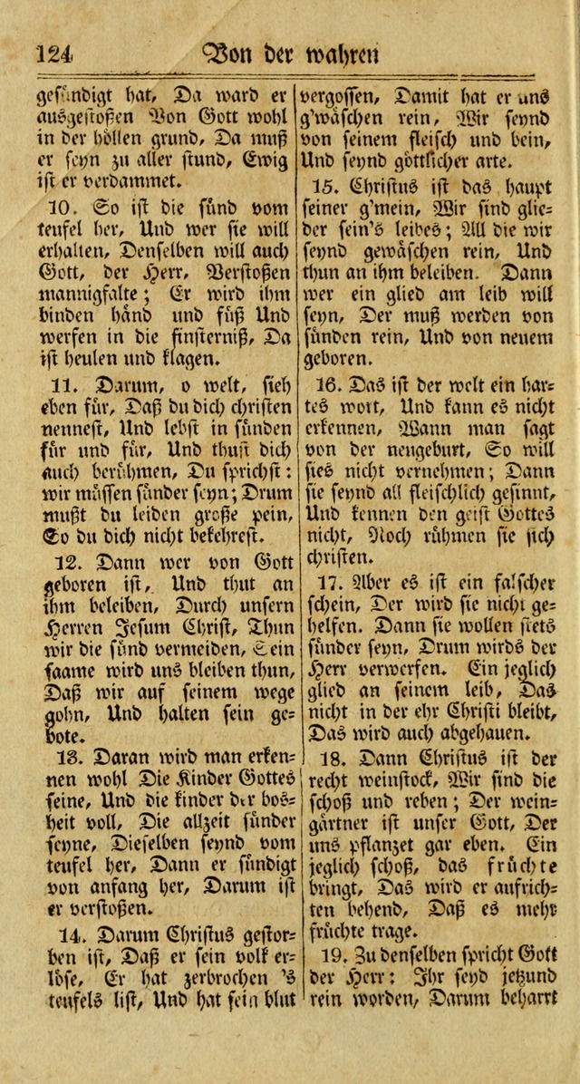 Unpartheyisches Gesang-Buch: enhaltend Geistrieche Lieder und Psalmen, zum allgemeinen Gebrauch des wahren Gottesdienstes (3rd aufl.) page 206