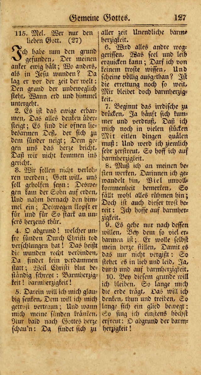 Unpartheyisches Gesang-Buch: enhaltend Geistrieche Lieder und Psalmen, zum allgemeinen Gebrauch des wahren Gottesdienstes (3rd aufl.) page 209