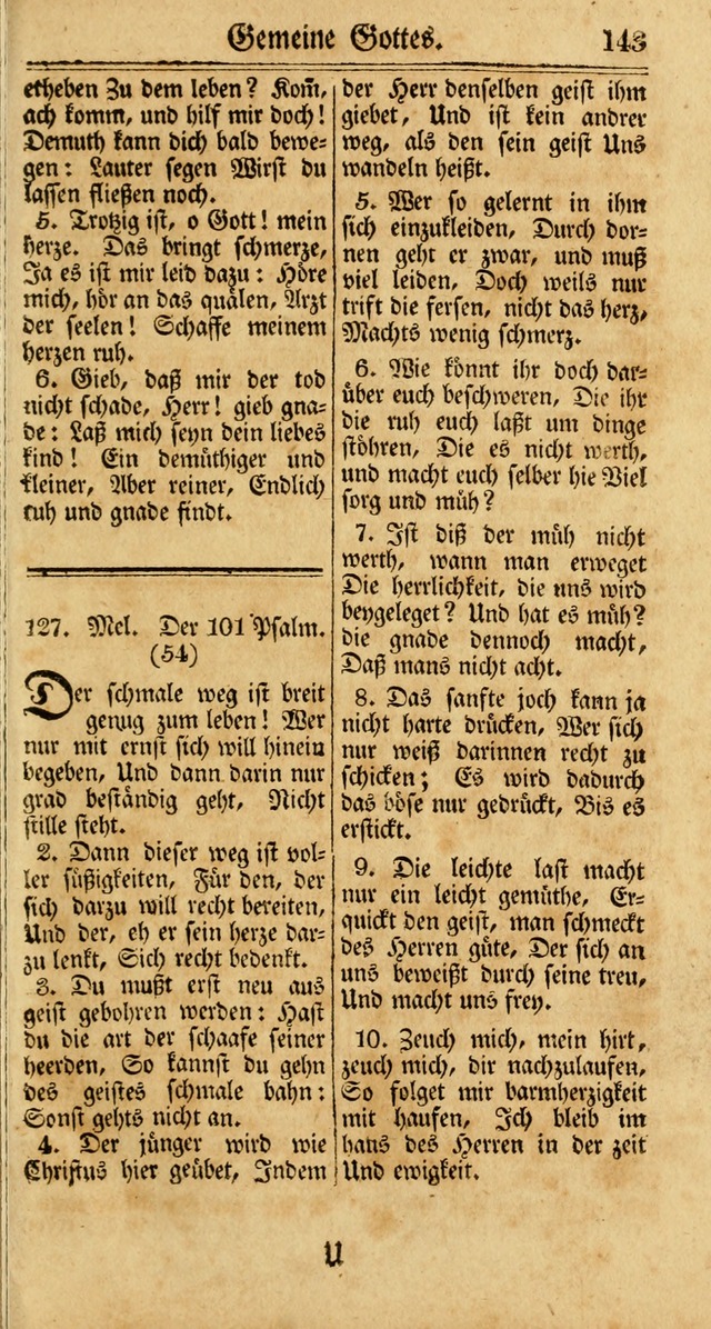 Unpartheyisches Gesang-Buch: enhaltend Geistrieche Lieder und Psalmen, zum allgemeinen Gebrauch des wahren Gottesdienstes (3rd aufl.) page 225