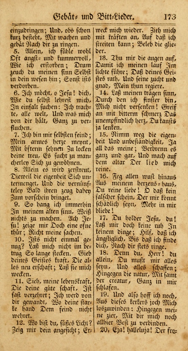 Unpartheyisches Gesang-Buch: enhaltend Geistrieche Lieder und Psalmen, zum allgemeinen Gebrauch des wahren Gottesdienstes (3rd aufl.) page 255