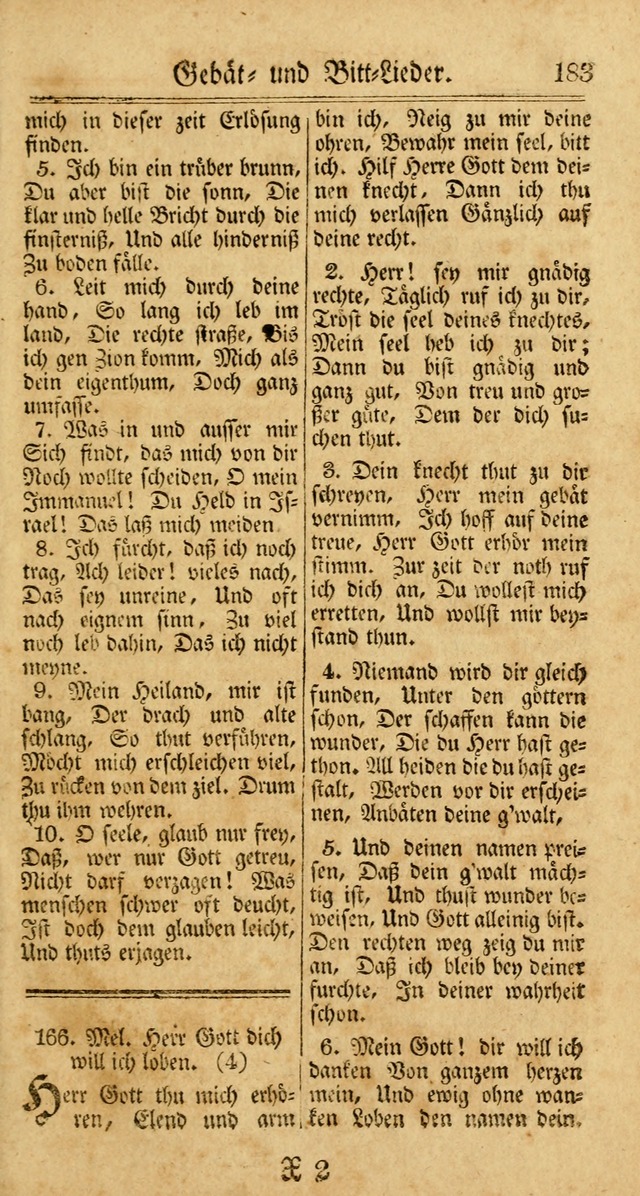 Unpartheyisches Gesang-Buch: enhaltend Geistrieche Lieder und Psalmen, zum allgemeinen Gebrauch des wahren Gottesdienstes (3rd aufl.) page 265