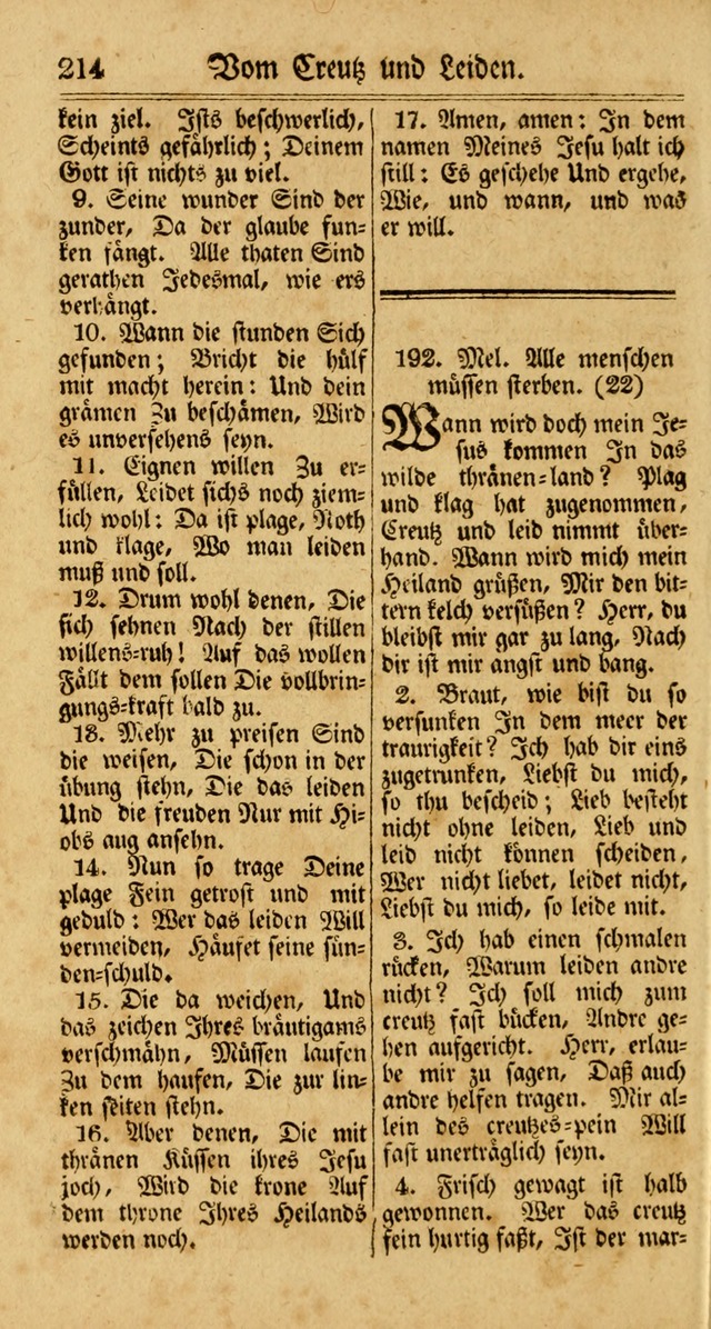 Unpartheyisches Gesang-Buch: enhaltend Geistrieche Lieder und Psalmen, zum allgemeinen Gebrauch des wahren Gottesdienstes (3rd aufl.) page 296