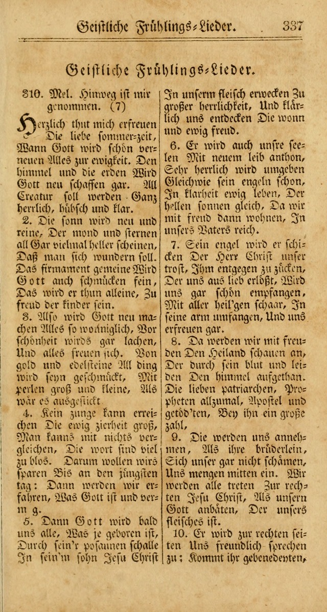 Unpartheyisches Gesang-Buch: enhaltend Geistrieche Lieder und Psalmen, zum allgemeinen Gebrauch des wahren Gottesdienstes (3rd aufl.) page 419