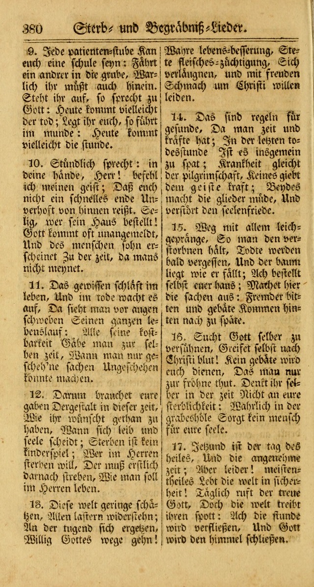 Unpartheyisches Gesang-Buch: enhaltend Geistrieche Lieder und Psalmen, zum allgemeinen Gebrauch des wahren Gottesdienstes (3rd aufl.) page 462