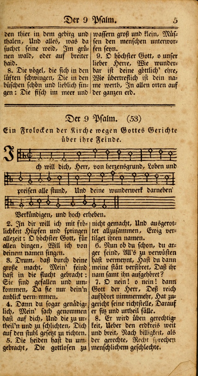 Unpartheyisches Gesang-Buch: enhaltend Geistrieche Lieder und Psalmen, zum allgemeinen Gebrauch des wahren Gottesdienstes (3rd aufl.) page 5