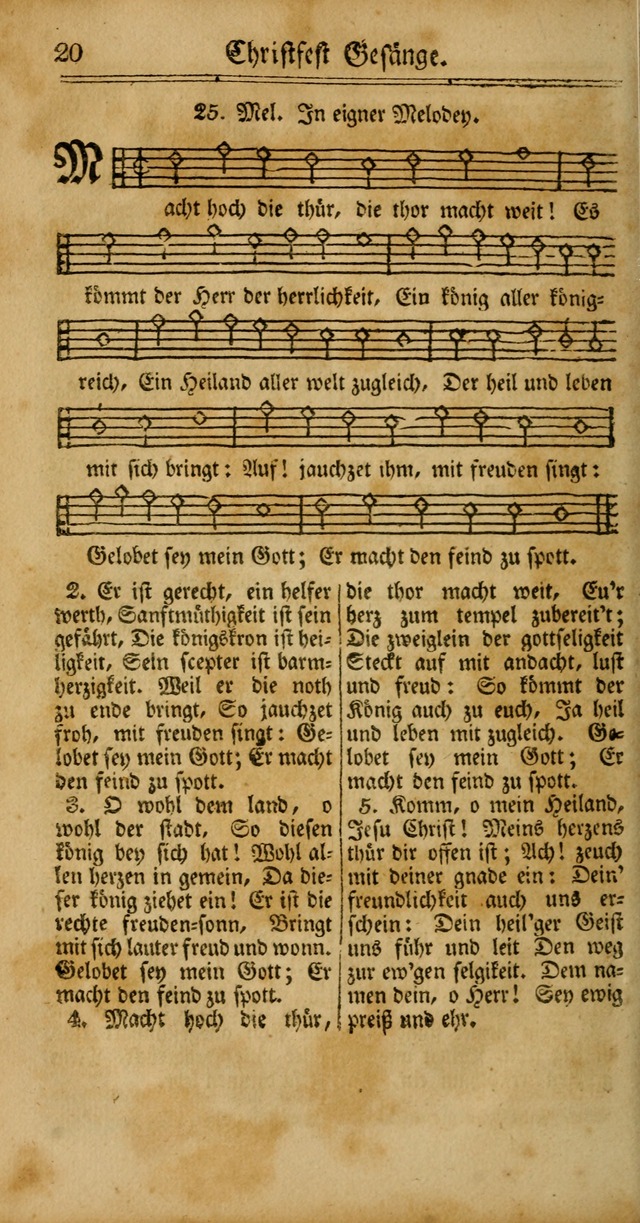 Unpartheyisches Gesang-Buch: enhaltend Geistrieche Lieder und Psalmen, zum allgemeinen Gebrauch des wahren Gottesdienstes (4th verb. Aufl., mit einem Anhang) page 100