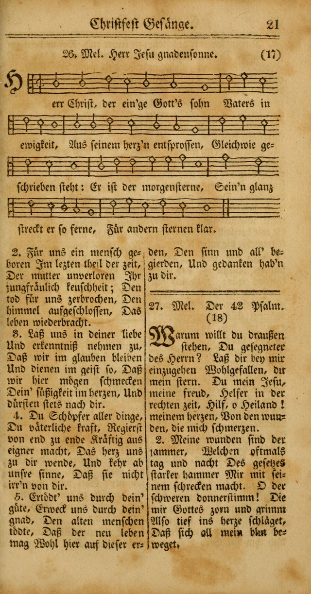 Unpartheyisches Gesang-Buch: enhaltend Geistrieche Lieder und Psalmen, zum allgemeinen Gebrauch des wahren Gottesdienstes (4th verb. Aufl., mit einem Anhang) page 101