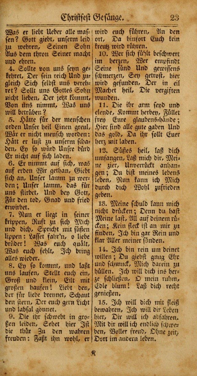 Unpartheyisches Gesang-Buch: enhaltend Geistrieche Lieder und Psalmen, zum allgemeinen Gebrauch des wahren Gottesdienstes (4th verb. Aufl., mit einem Anhang) page 103