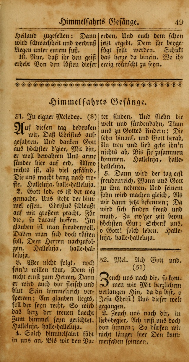 Unpartheyisches Gesang-Buch: enhaltend Geistrieche Lieder und Psalmen, zum allgemeinen Gebrauch des wahren Gottesdienstes (4th verb. Aufl., mit einem Anhang) page 129