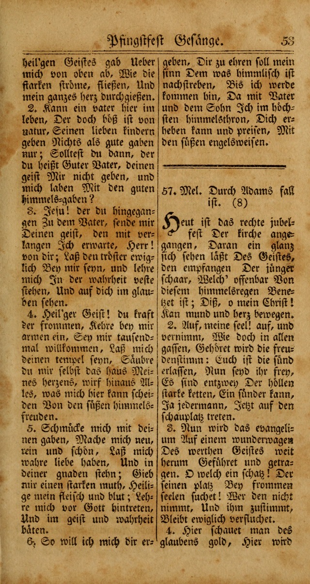 Unpartheyisches Gesang-Buch: enhaltend Geistrieche Lieder und Psalmen, zum allgemeinen Gebrauch des wahren Gottesdienstes (4th verb. Aufl., mit einem Anhang) page 133