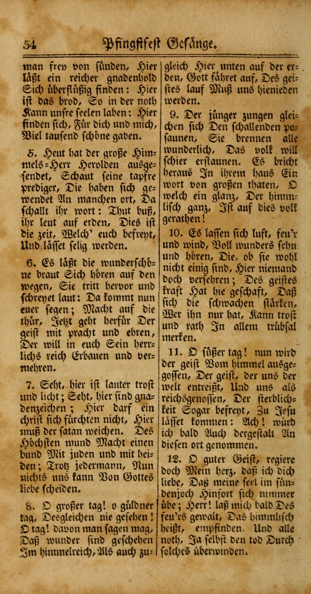 Unpartheyisches Gesang-Buch: enhaltend Geistrieche Lieder und Psalmen, zum allgemeinen Gebrauch des wahren Gottesdienstes (4th verb. Aufl., mit einem Anhang) page 134