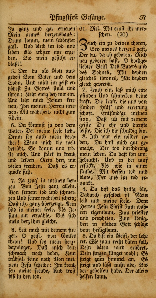 Unpartheyisches Gesang-Buch: enhaltend Geistrieche Lieder und Psalmen, zum allgemeinen Gebrauch des wahren Gottesdienstes (4th verb. Aufl., mit einem Anhang) page 137