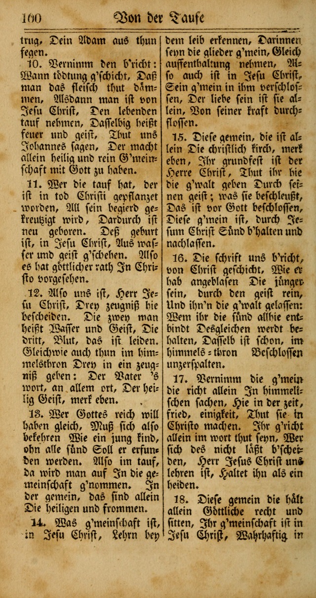 Unpartheyisches Gesang-Buch: enhaltend Geistrieche Lieder und Psalmen, zum allgemeinen Gebrauch des wahren Gottesdienstes (4th verb. Aufl., mit einem Anhang) page 180