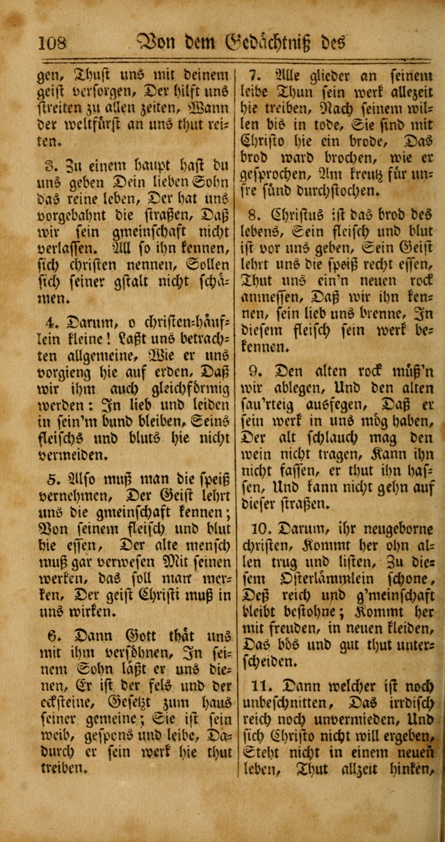 Unpartheyisches Gesang-Buch: enhaltend Geistrieche Lieder und Psalmen, zum allgemeinen Gebrauch des wahren Gottesdienstes (4th verb. Aufl., mit einem Anhang) page 188