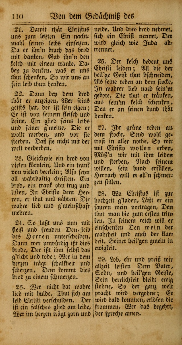 Unpartheyisches Gesang-Buch: enhaltend Geistrieche Lieder und Psalmen, zum allgemeinen Gebrauch des wahren Gottesdienstes (4th verb. Aufl., mit einem Anhang) page 190