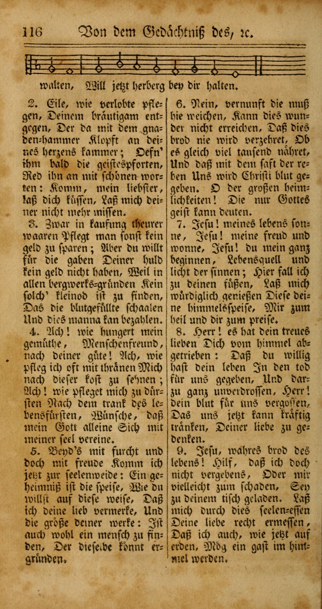 Unpartheyisches Gesang-Buch: enhaltend Geistrieche Lieder und Psalmen, zum allgemeinen Gebrauch des wahren Gottesdienstes (4th verb. Aufl., mit einem Anhang) page 196