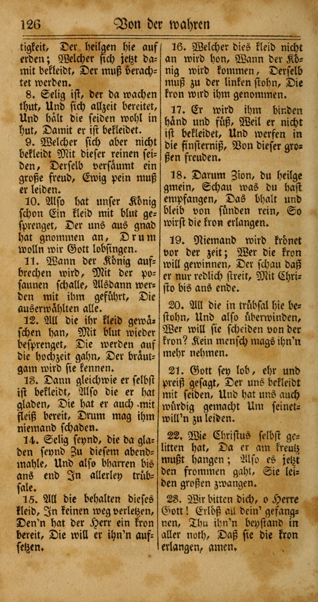 Unpartheyisches Gesang-Buch: enhaltend Geistrieche Lieder und Psalmen, zum allgemeinen Gebrauch des wahren Gottesdienstes (4th verb. Aufl., mit einem Anhang) page 206