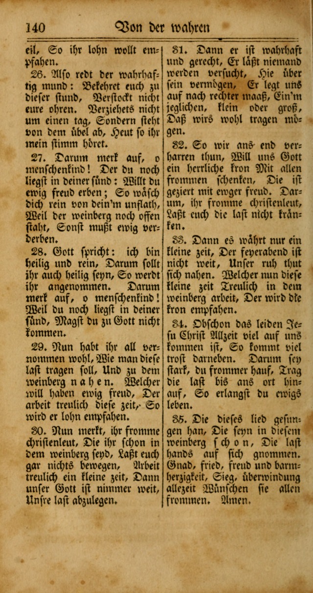 Unpartheyisches Gesang-Buch: enhaltend Geistrieche Lieder und Psalmen, zum allgemeinen Gebrauch des wahren Gottesdienstes (4th verb. Aufl., mit einem Anhang) page 220