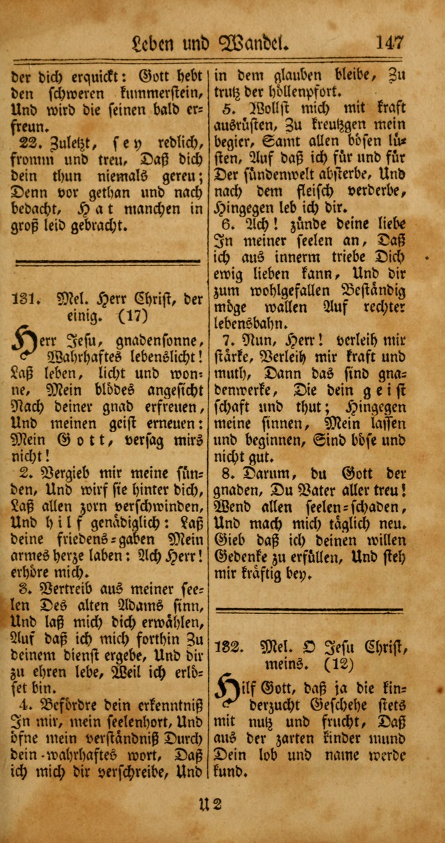 Unpartheyisches Gesang-Buch: enhaltend Geistrieche Lieder und Psalmen, zum allgemeinen Gebrauch des wahren Gottesdienstes (4th verb. Aufl., mit einem Anhang) page 227