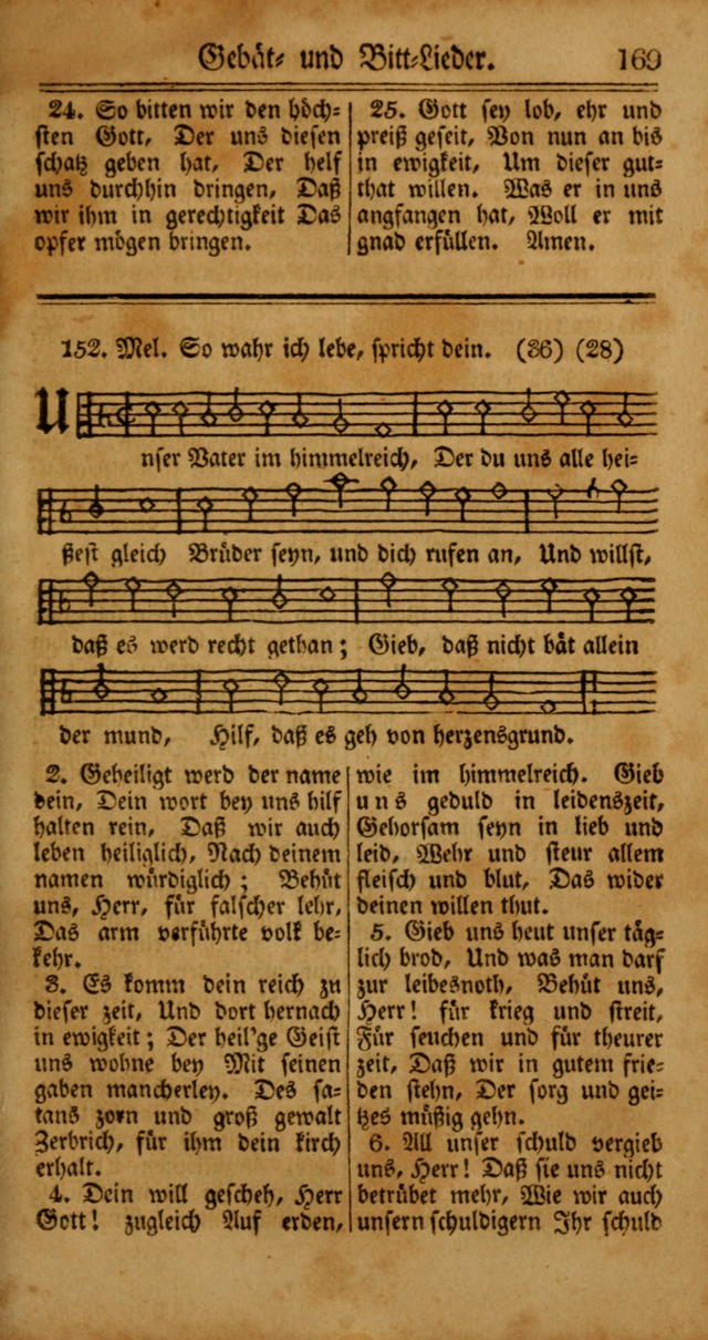 Unpartheyisches Gesang-Buch: enhaltend Geistrieche Lieder und Psalmen, zum allgemeinen Gebrauch des wahren Gottesdienstes (4th verb. Aufl., mit einem Anhang) page 249