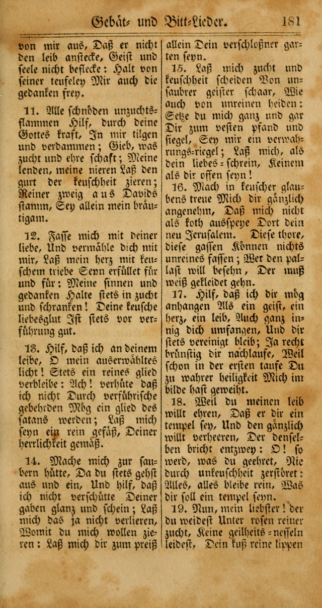 Unpartheyisches Gesang-Buch: enhaltend Geistrieche Lieder und Psalmen, zum allgemeinen Gebrauch des wahren Gottesdienstes (4th verb. Aufl., mit einem Anhang) page 261