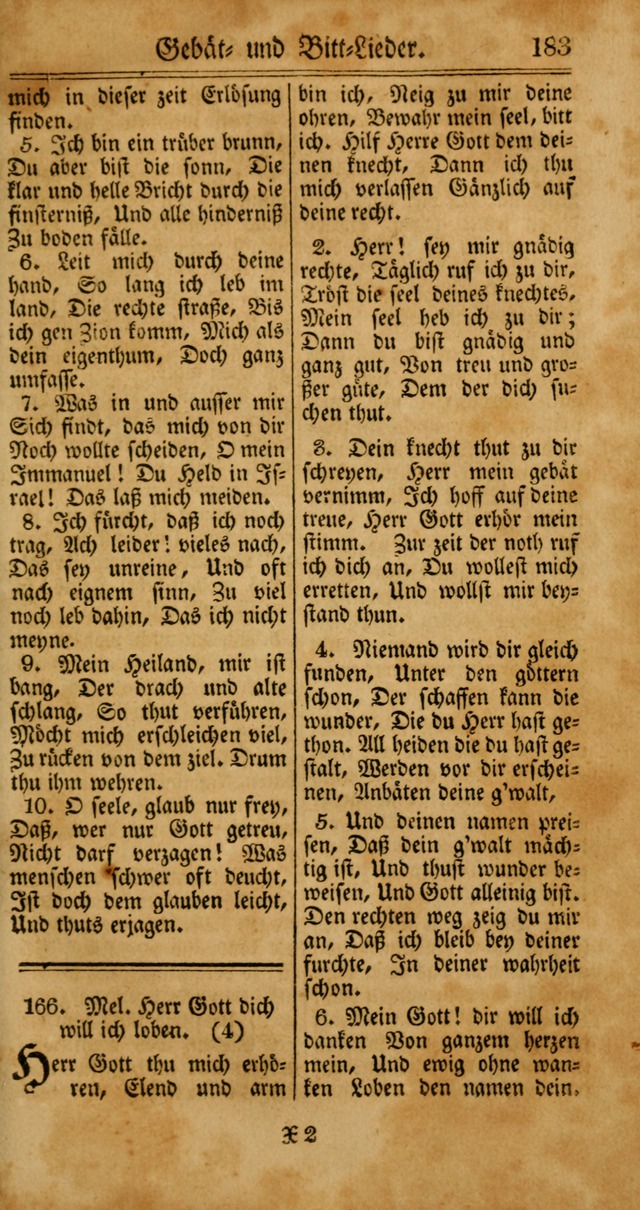 Unpartheyisches Gesang-Buch: enhaltend Geistrieche Lieder und Psalmen, zum allgemeinen Gebrauch des wahren Gottesdienstes (4th verb. Aufl., mit einem Anhang) page 263