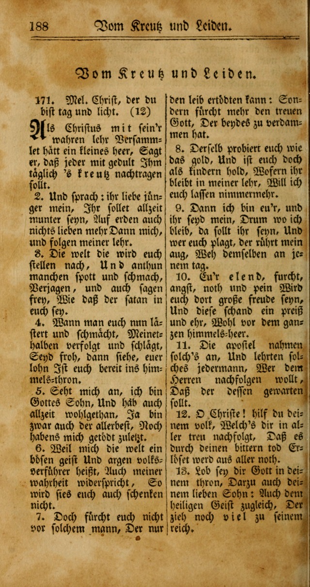 Unpartheyisches Gesang-Buch: enhaltend Geistrieche Lieder und Psalmen, zum allgemeinen Gebrauch des wahren Gottesdienstes (4th verb. Aufl., mit einem Anhang) page 268