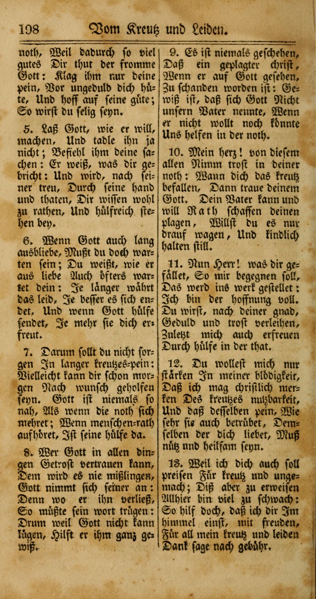 Unpartheyisches Gesang-Buch: enhaltend Geistrieche Lieder und Psalmen, zum allgemeinen Gebrauch des wahren Gottesdienstes (4th verb. Aufl., mit einem Anhang) page 278