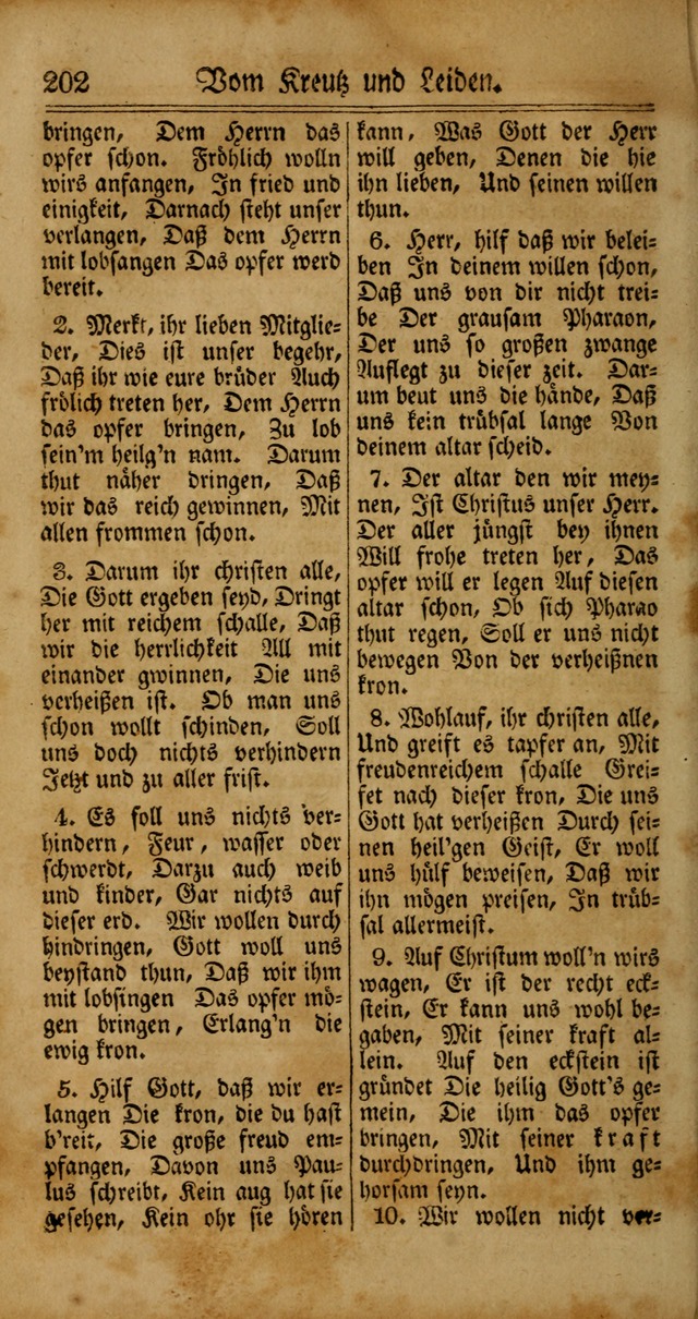 Unpartheyisches Gesang-Buch: enhaltend Geistrieche Lieder und Psalmen, zum allgemeinen Gebrauch des wahren Gottesdienstes (4th verb. Aufl., mit einem Anhang) page 282