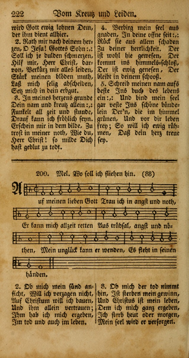 Unpartheyisches Gesang-Buch: enhaltend Geistrieche Lieder und Psalmen, zum allgemeinen Gebrauch des wahren Gottesdienstes (4th verb. Aufl., mit einem Anhang) page 302