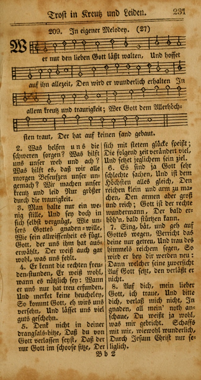 Unpartheyisches Gesang-Buch: enhaltend Geistrieche Lieder und Psalmen, zum allgemeinen Gebrauch des wahren Gottesdienstes (4th verb. Aufl., mit einem Anhang) page 311