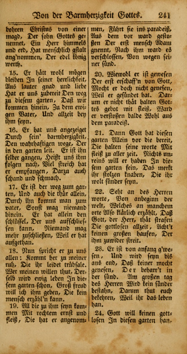 Unpartheyisches Gesang-Buch: enhaltend Geistrieche Lieder und Psalmen, zum allgemeinen Gebrauch des wahren Gottesdienstes (4th verb. Aufl., mit einem Anhang) page 321