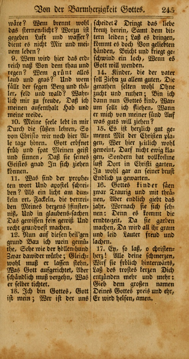 Unpartheyisches Gesang-Buch: enhaltend Geistrieche Lieder und Psalmen, zum allgemeinen Gebrauch des wahren Gottesdienstes (4th verb. Aufl., mit einem Anhang) page 325